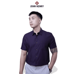 Áo Sơ Mi Nam Tay Ngắn Họa Tiết Form Ôm Vừa WS25FH58C-CFBB