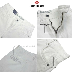 Quần Short Jean Nam John Henry Trẻ Trung Năng Động SP25FH28P-AKJN