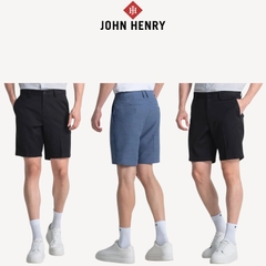 Quần Short Nam John Henry thõa mái độ dài trên gối SP25SS12P-AK