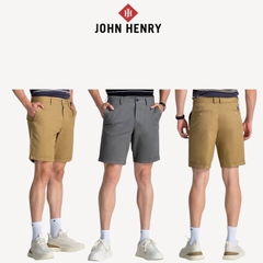 Quần Short Kaki Nam John Henry độ dài trên gối SP25SS18C-AK
