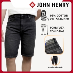 Quần Short Jean Nam John Henry Trẻ Trung Năng Động SP25FH29C-JN