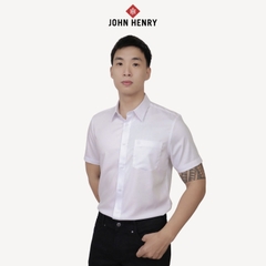 Áo Sơ Mi Nam Tay Ngắn John Henry lịch lãm, thời thượng WS25FH76P-SD
