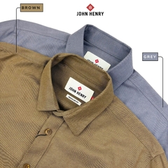 Áo sơ mi nam dài tay John Henry Form Vừa WS25FH84C-LCRG