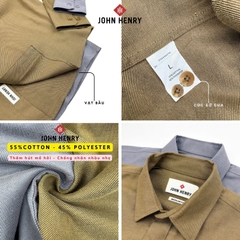 Áo sơ mi nam dài tay John Henry Form Vừa WS25FH84C-LCRG