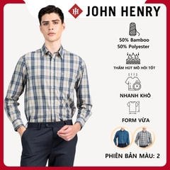 Áo Sơ Mi Nam Tay Dài John Henry Caro WS25FH86T-LDBB