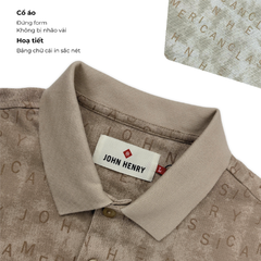 Áo Polo Nam Ngắn Tay John Henry  Form Vừa KS26SS15P-SCSR