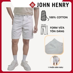 Quần Short Jean Nam John Henry Trẻ Trung Năng Động SP25FH28P-AKJN