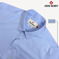 Áo Sơ Mi Nam Tay Ngắn John Henry Trơn Không Họa Tiết WS25FH71P-SDBBEX