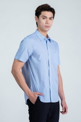 Áo Sơ Mi Tay Ngắn Họa Tiết Form Ôm WS24FH75P-SDBB