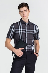 Áo Sơ Mi Nam Tay Ngắn John Henry Caro WS25FH90T-SDBB