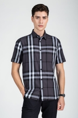 Áo Sơ Mi Nam Tay Ngắn John Henry Caro WS25FH90T-SDBB