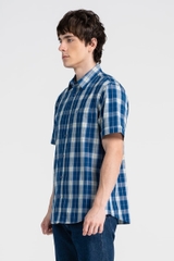 Áo Sơ Mi Nam Tay Ngắn John Henry Caro WS25FH95C-SCBB