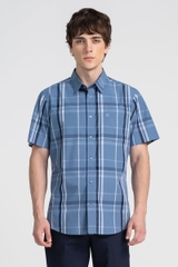 Áo Sơ Mi Nam Tay Ngắn John Henry Caro WS25FH96C-SDBB