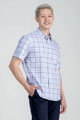 Áo Sơ Mi Nam Ngắn Tay John Henry Caro WS25SS03P-SDBB