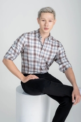 Áo Sơ Mi Nam Tay Dài Form Ôm WS25SS23T-LC