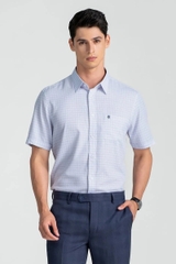 Áo Sơ Mi Nam Tay Ngắn John Henry Caro WS25SS32P-SDBB