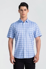 Áo Sơ Mi Nam Tay Ngắn John Henry Caro WS25SS51T-SDBB