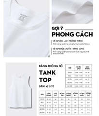 A50 Set 3 chiếc áo ba lỗ nam Bi