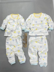 Bộ baby Hàn Quốc vải cotton và chần bông mềm mại - xuất dư xịn