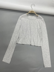Áo thun croptop tay dài 90 degree