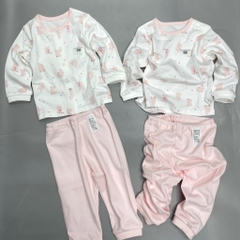 Bộ baby Hàn Quốc vải cotton và chần bông mềm mại - xuất dư xịn