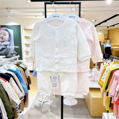 Bộ baby Hàn Quốc vải cotton và chần bông mềm mại - xuất dư xịn