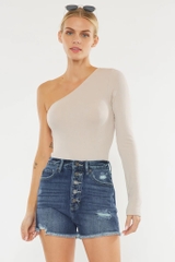 Quần short jeans nữ Kancan
