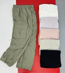 Q36 Quần gió nữ ống rộng Spao
