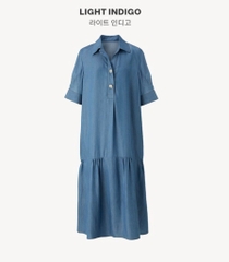 Váy bò Cachari - Đầm jeans Hàn Quốc