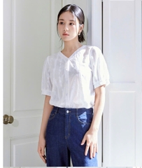 A77 Áo sơ mi thêu Celebshop