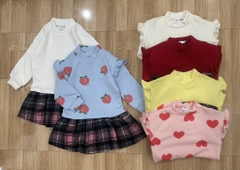 Váy bá gái nỉ lông i-mong