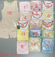 Bộ cotton Hàn ba lỗ
