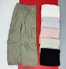 Q36 Quần gió nữ ống rộng Spao