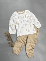 Bộ baby Hàn Quốc vải cotton và chần bông mềm mại - xuất dư xịn