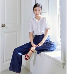 A77 Áo sơ mi thêu Celebshop
