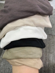 A70 Áo cotton xược Atg trơn