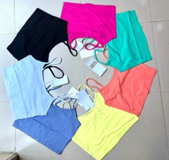 Áo 2 dây croptop trơn Glo