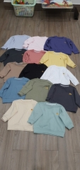 Áo thu đông thêu Muji