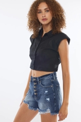 Quần short jeans nữ Kancan
