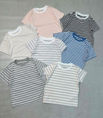Áo Mu Zi kẻ nhỏ set 3 chiếc
