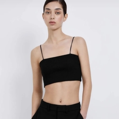 Áo 2 dây croptop trơn Glo