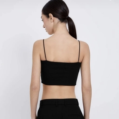 Áo 2 dây croptop trơn Glo