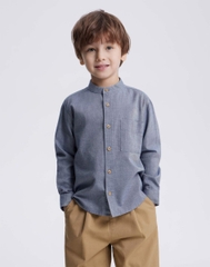 Áo sơ mi cổ tàu GJ