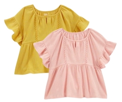 Ag31 Áo babydoll cotton xô mềm