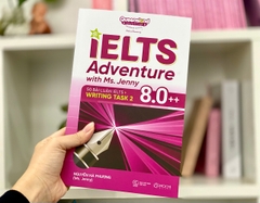 Sách - IELTS Adventure with Ms. Jenny: 50 bài tuần IELTS Writing Task 8.0++