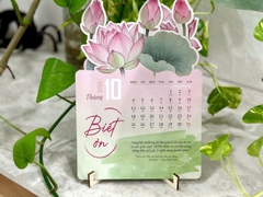 Bộ lịch 2027: Đóa bình yên nở - 365 Ngày Trọn Vẹn Nhận Biết (Thầy Pháp Nhật)