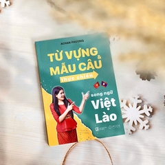 Sách - Từ vựng và mẫu câu thực chiến song ngữ Việt - Lào