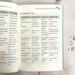 Sách - Từ vựng và mẫu câu thực chiến song ngữ Việt - Lào