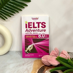Sách - IELTS Adventure with Ms. Jenny: 50 bài tuần IELTS Writing Task 8.0++