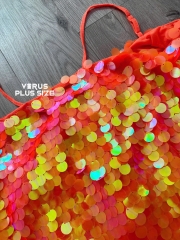 Áo dây anth sequin giả xà cừ bigsize